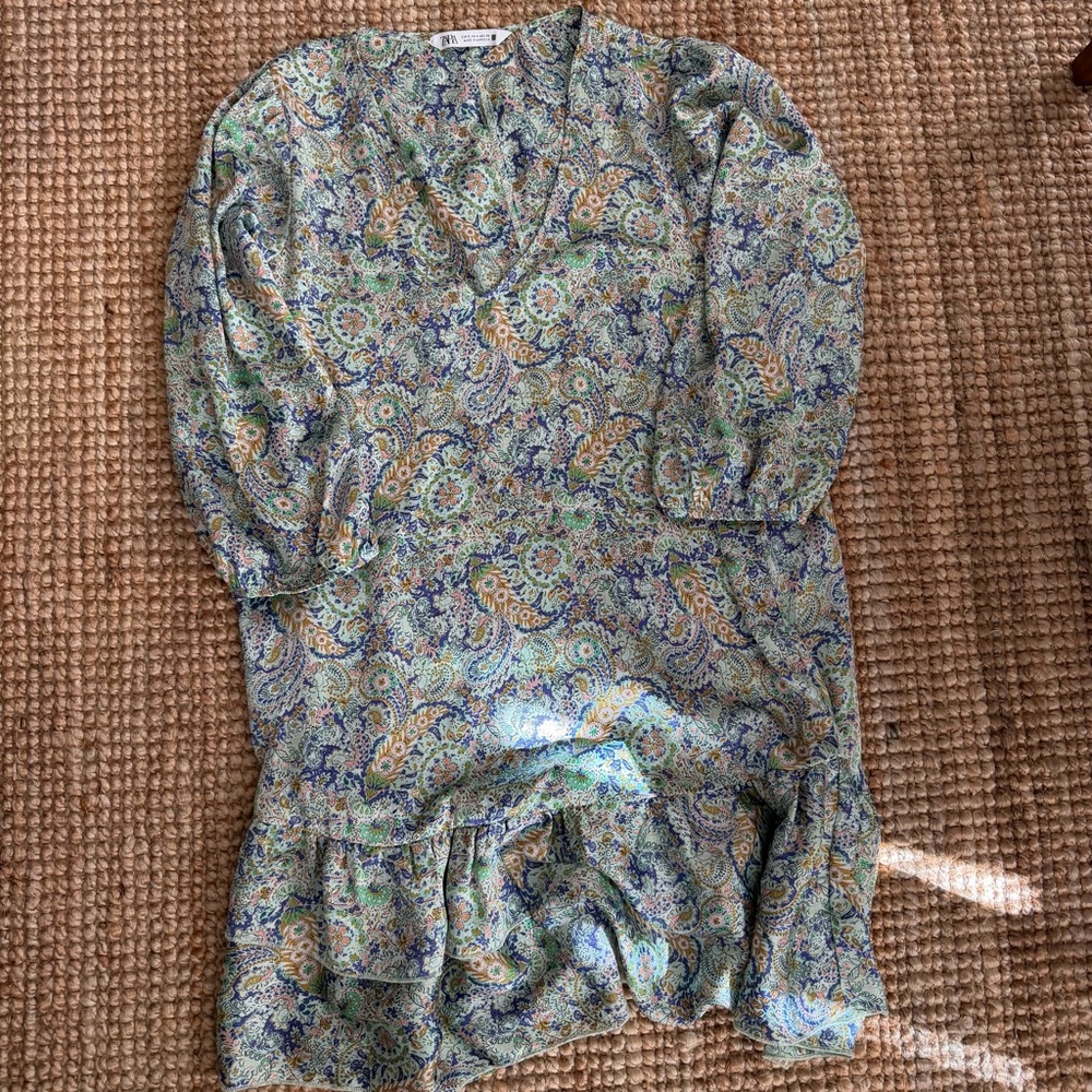 Zara Floral Paisley Dress